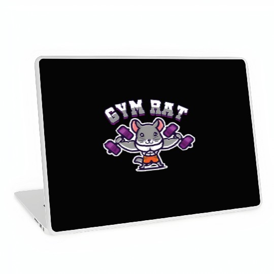 Mouse Owner Exercise Workout Fitness Enthusiast Gy Laptop Skins