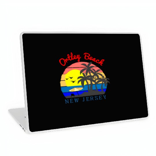 Ortley Beach New Jersey Beach Sunset Laptop Skins
