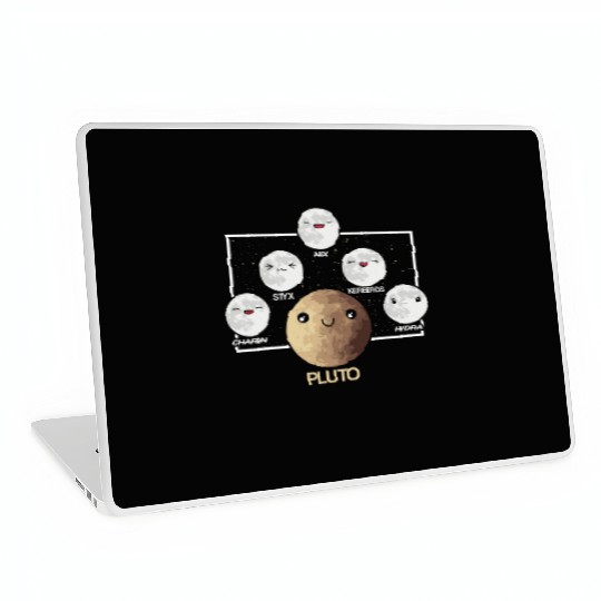 Pluto Moons Planet Space Lover Solar System Laptop Skins