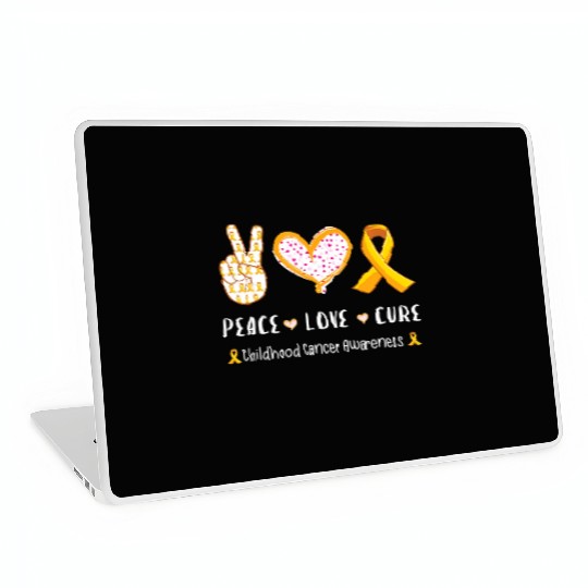 Peace love America with hand sign sunflower and US Laptop Skins