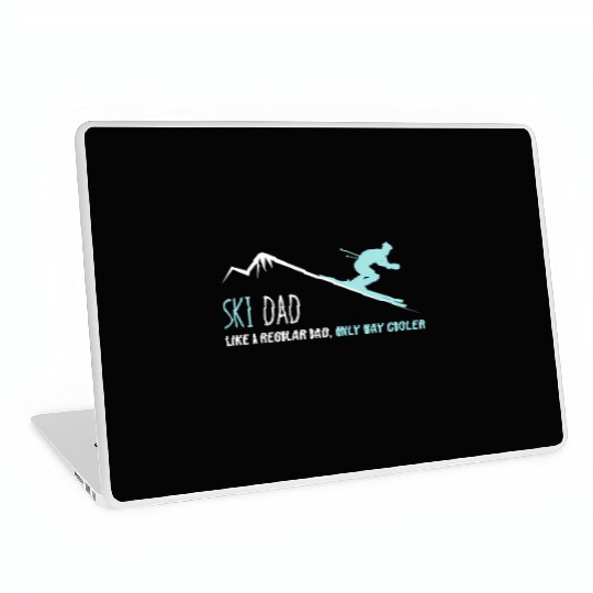 Ski Dad Winter Skiing Laptop Skins
