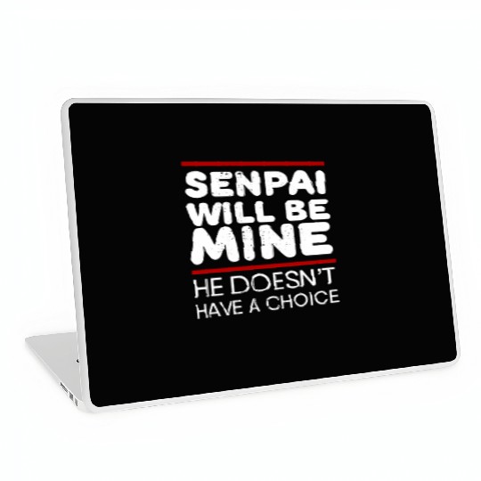Senpai Will Be Mine Yandere Cosplay Laptop Skins