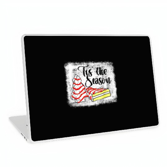 Little Tis' The Season Tree Cakes Debbie Becky Jen Laptop Skins