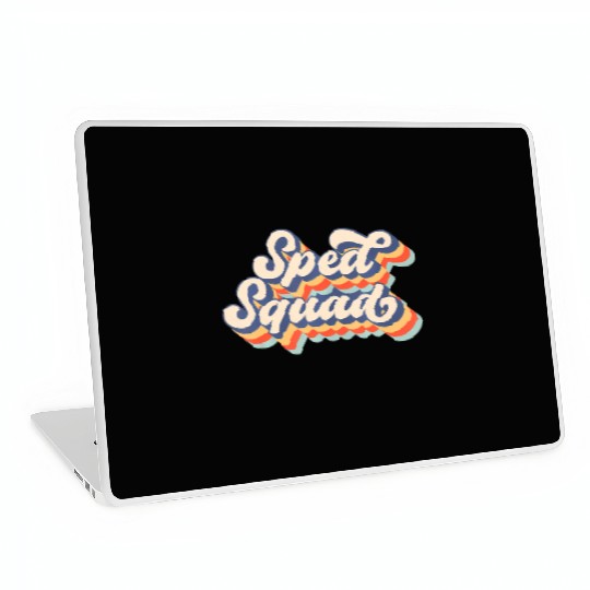 Vintage Sped Squad Special Ed Teacher Back To Scho Laptop Skins