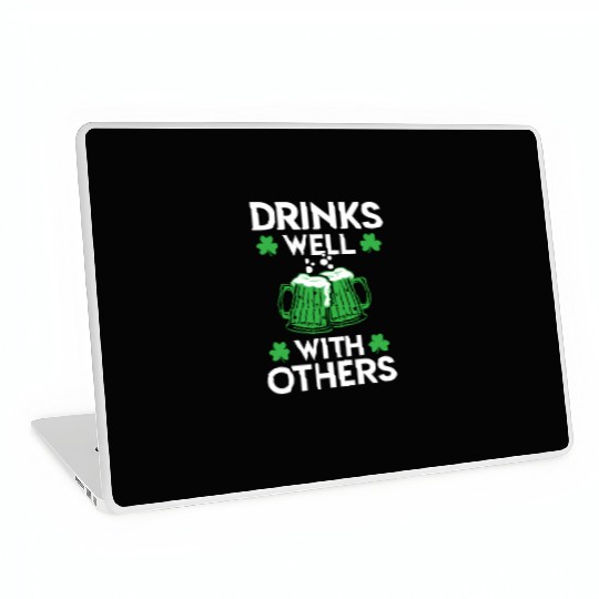 Green Beer St Patrick'S Day Laptop Skins