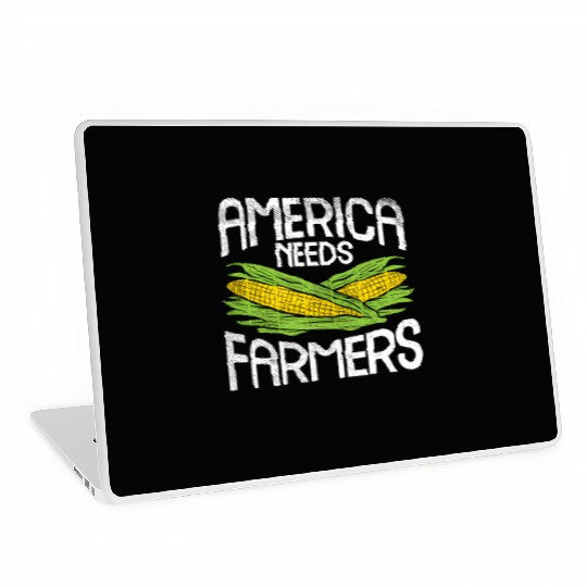 America Needs Farmers Agriculture Corn Farming Laptop Skins