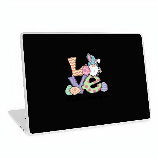 Love Easter Teacher'S Aide Gnomes Teacher Easter 2 Laptop Skins