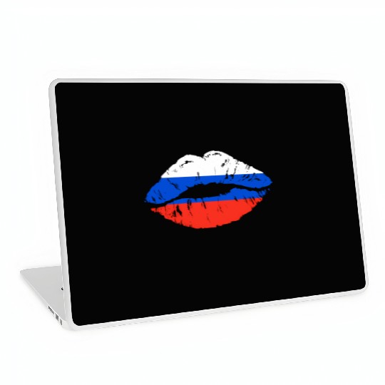 Russian Flag Lips For Russians Russia Laptop Skins