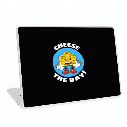 Cheese The Day | Cheese Pun Laptop Skins
