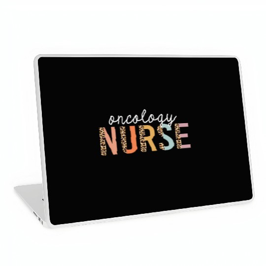 Oncology Nurse Leopard Print Nursing School Laptop Skins