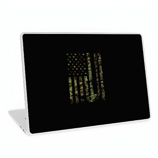 American Sports Flag Athletic Golf Club Father's Laptop Skins