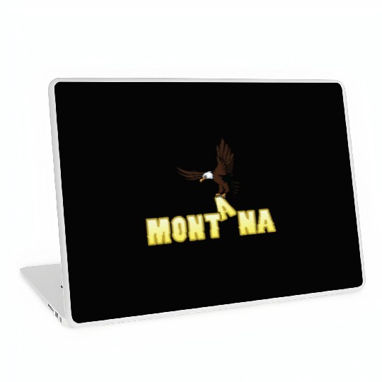 Bald Eagle Bird In Montana Laptop Skins