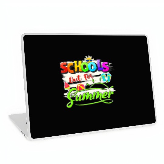 Schools Out For Summer Lover Funny Teacher Student Laptop Skins