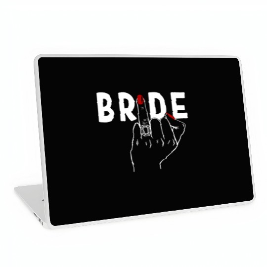 Honeymoon Bachelorette Party Finger Ring Fiancè Laptop Skins