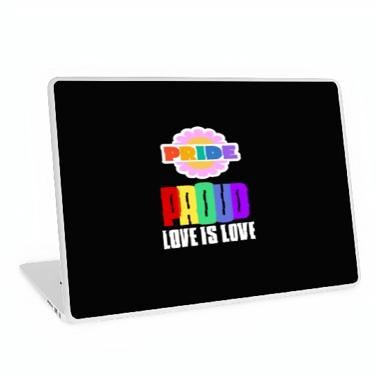 Proud LGBT Laptop Skins Love is Love Laptop Skins Rainbow Gay