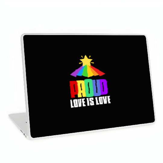 Proud LGBT Laptop Skins Love is Love Laptop Skins Equality