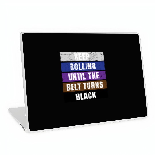 Jiu Jitsu Bjj Jiu Jitsu Belt Rank Laptop Skins