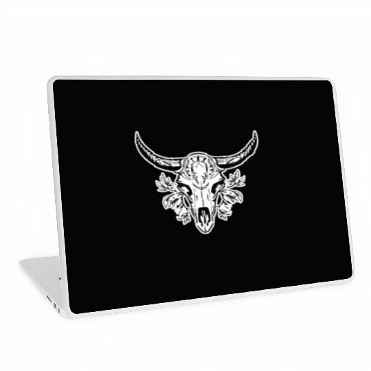 Cow Skull Boho Laptop Skins