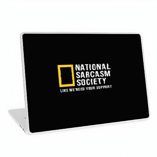 National Sarcasm Society Laptop Skins