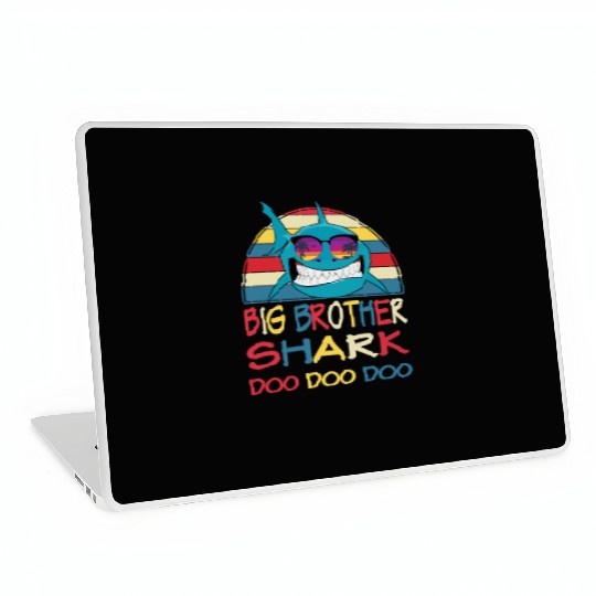 Big Brother Shark Laptop Skins Doo Doo Doo Family