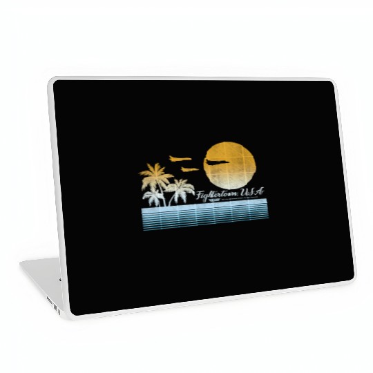 Top Gun Fightertown Usa Sunset Laptop Skins