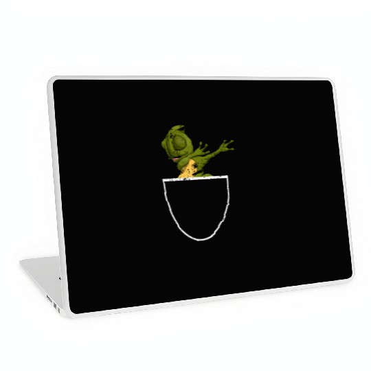 Dabbing Lizard Reptile Animal Pocket Chameleon Laptop Skins