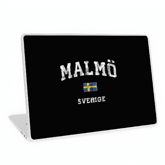 Malmo Sweden Sverige Athletic Sports Laptop Skins