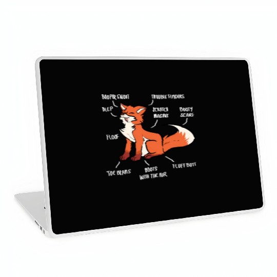 Anatomy Of A Fox Fox Laptop Skins