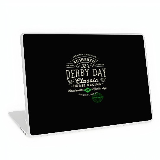 Derby Day Louisville Kentucky Horse Racing Laptop Skins