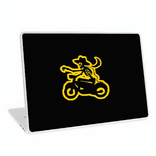 Skeleton Rider Laptop Skins