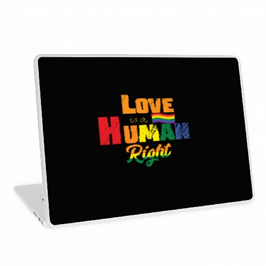 Love is Human Right LGBT Gay Pride Laptop Skins