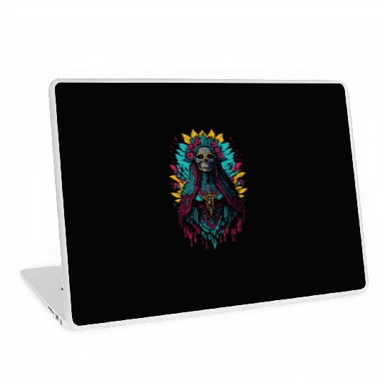 Santa Muerte de Guadalupe Laptop Skins