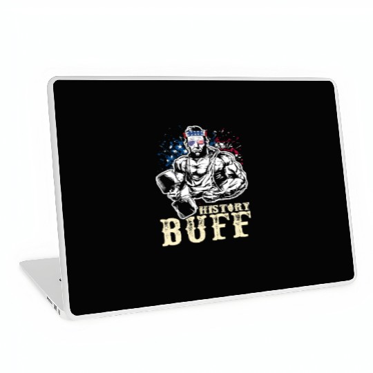 History Buff Independence Day Lincoln Patriot USA Laptop Skins