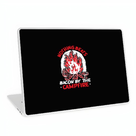 Camping And Bacon Meat Camp Camper I Love Bacon Laptop Skins