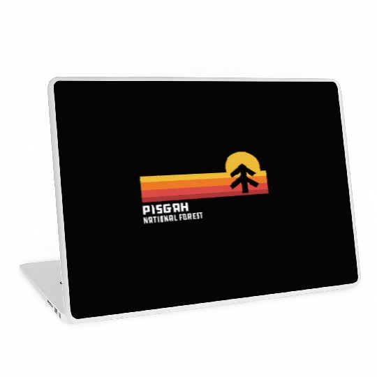Retro Sunset Pisgah National Forest Asheville Laptop Skins