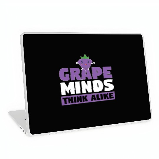 Grape Minds Think Alike Laptop Skins