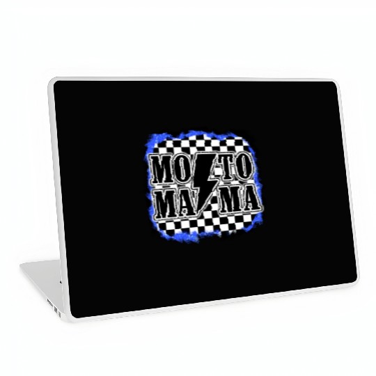 Moto Mama Motocross Racing Dirt Bike Mom Son Race Laptop Skins