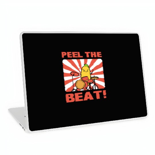 Banana Puns Drummer Laptop Skins
