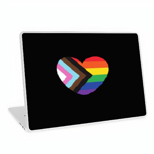 Pride Rainbow Heart Laptop Skins