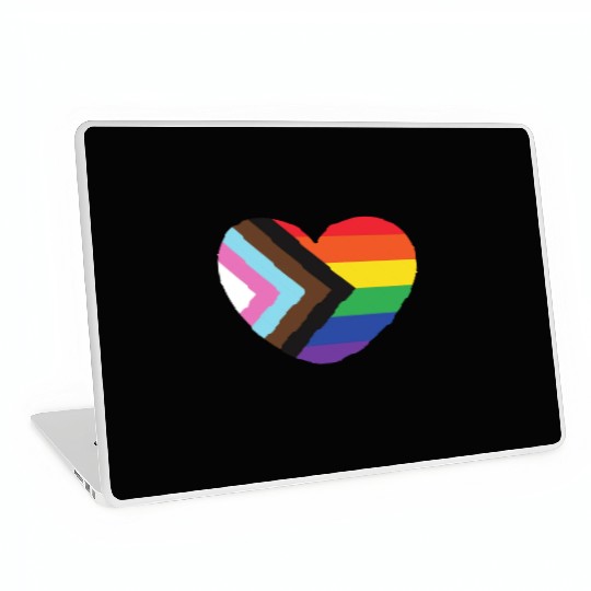 Pride Rainbow Heart Laptop Skins
