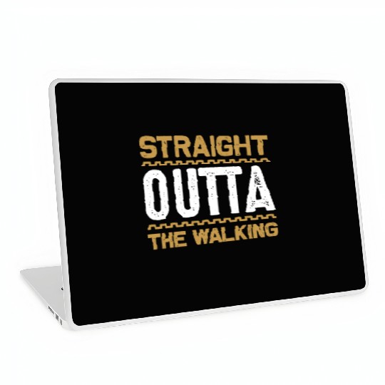 Walking Straight Laptop Skins
