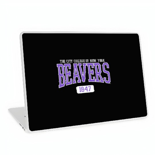 City Of New York Ccny Beavers Est Date Laptop Skins