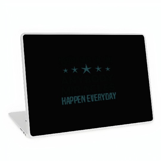 Never Give Up Nurse funny Laptop Skins