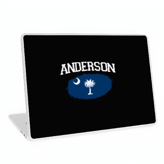Anderson Sc South Carolina Flag Usa Sports Laptop Skins