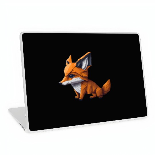 Tangram Fox Laptop Skins