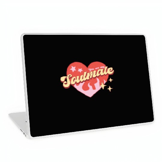 Soulmate heart valentine sublimation trending Laptop Skins
