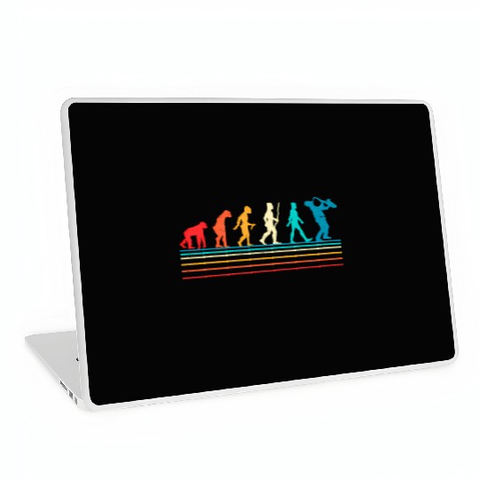 Saxophone Retro Vintage Evolution Of Laptop Skins