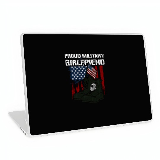 Friend Proud Military Friend Memorial Day Laptop Skins