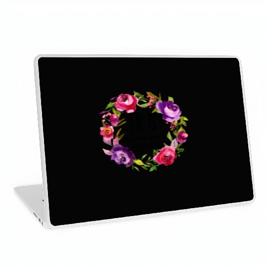 He Is Risen Floral Easter For Christiann Mom Laptop Skins