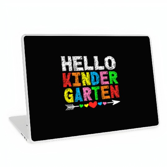 Hello Kindergarten Teacher & Student Kinder Back Laptop Skins